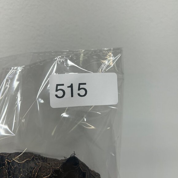 Cacique Black & Bronze Lace Underwire Bra 38F Adjustable Straps Full Coverage - Picture 8 of 8